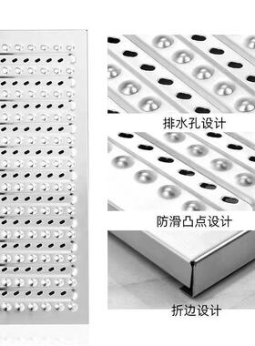 3.0厚201/304不锈地沟盖钢板厨房排防水沟盖明沟下水道UKY防特滑