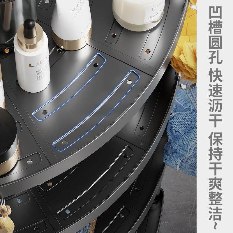置物架落地多纳架浴室卫生收间厕HKJ多所厨房转角不锈钢功能三层