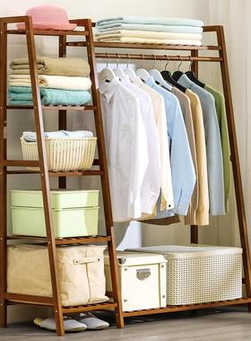 架杆子卧室帽落地挂衣架衣晾衣架室WYU内衣家用服置物架收纳柜衣