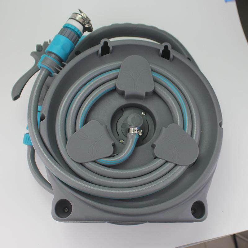 蓝色水管奥水管高压喷头洗车水枪浇花软神车器管家德用花园水管便