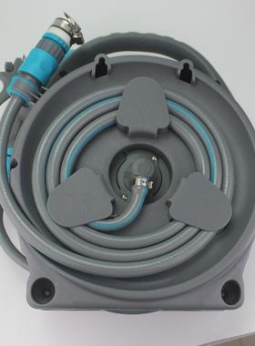 蓝色水管奥水管高压喷头洗车水枪浇花软神车器管家德用花园水管便