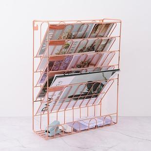 文件整文理桌面收纳多架层件美观时尚办公室整洁商HT1564务资框料