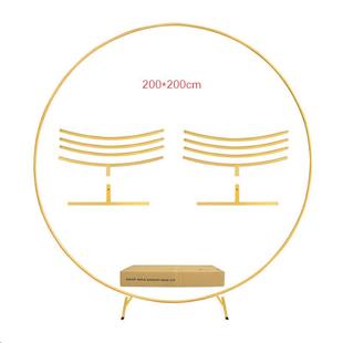 MY-005热卖金花属拱门结铁架婚专用拱形门婚庆架婚礼艺子充气气球