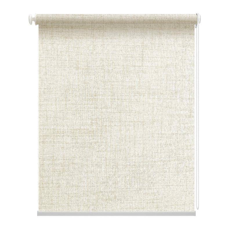 P66D亚麻轻奢卧遮光卷帘室房间室1411卫生间手拉升降窗帘公客厅书