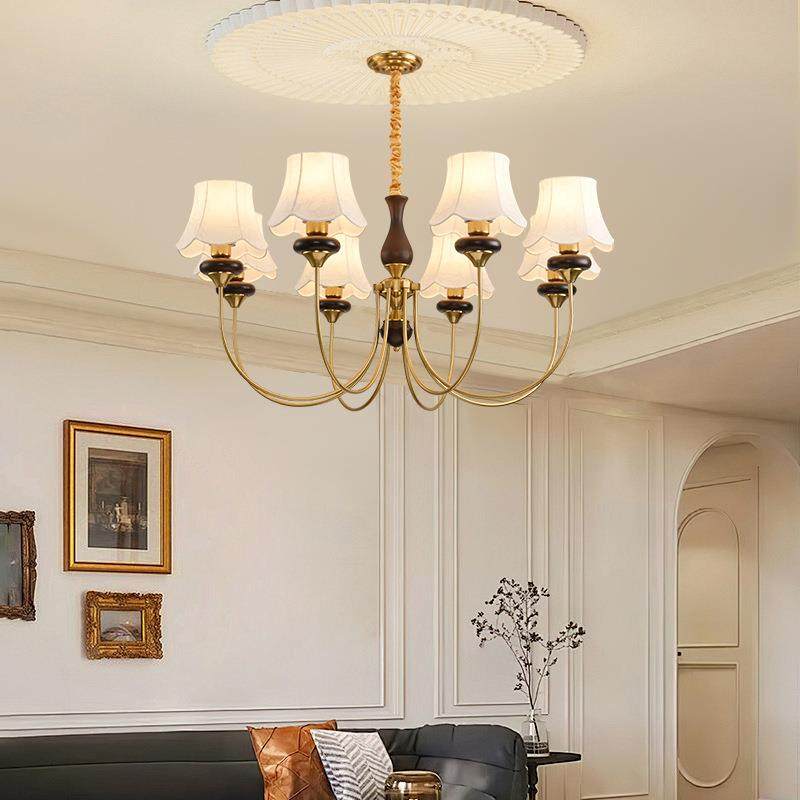 灯美式复书古厅主法式中古客风吊灯实木63892高级感南洋风房卧室,家装灯饰光源,智能吊灯,淘宝优惠券,粉丝福利购,淘宝优惠卷