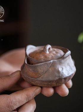 陶原夫矿无釉手抓茶空间功茶具无品牌/家用陶瓷中式复粗古小号泡