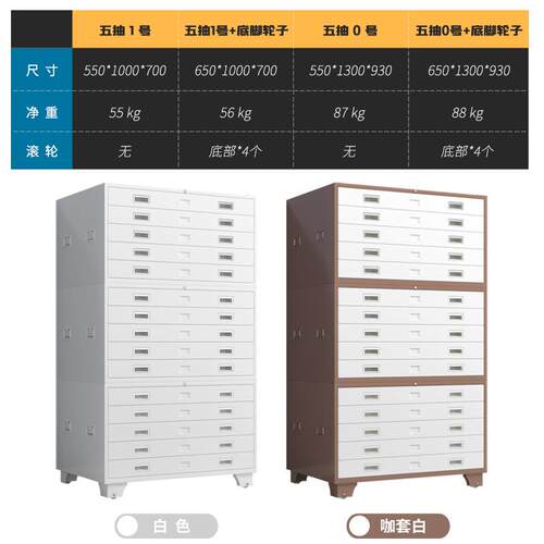 图柜0BG654号1号抽屉式菲收林胶片地图柜钢制底件柜文工程资料图