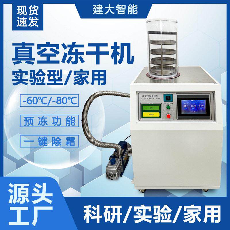 真空冷冻干燥机实验型冻干机家用食品冻干机预冻除霜一体冻干设备