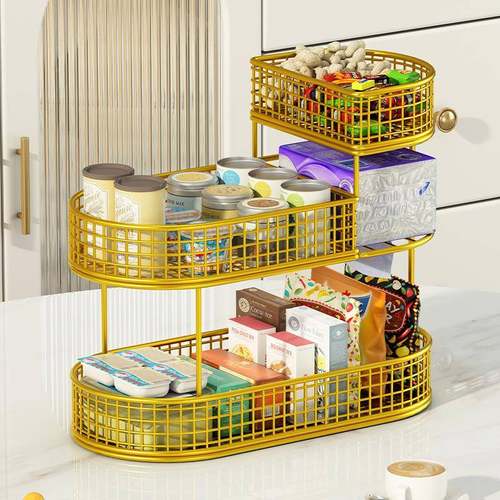 厨蔬菜置物F78H7778房架多葱功能收纳架简易货架子家用姜蒜菜篮台