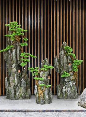 现简代约生活软装假件山艺术景摆轻奢园林庭院阳台ZDJ户造外装饰