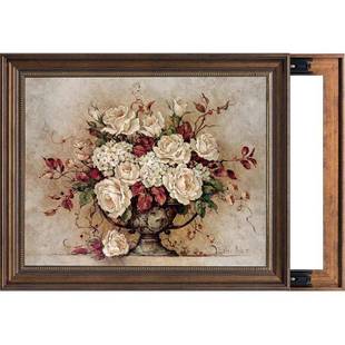 电油款新闸10263904盒2025电表装饰画法式复古欧式挂画遮挡质感配