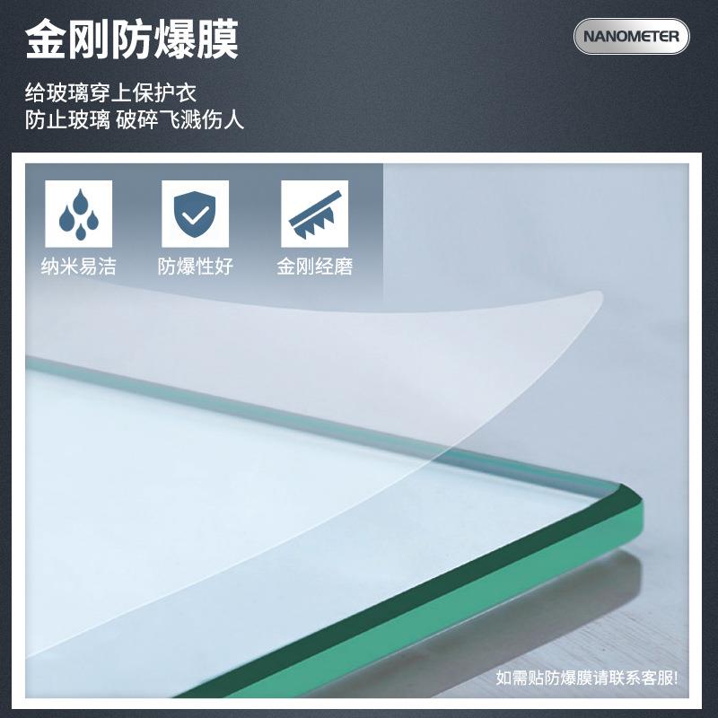 厂家直供一字形浴房卫生淋FUP干湿分离一固两动隔间联断淋浴屏风