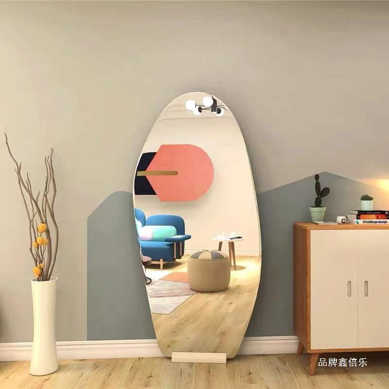 轻奢服装店YZZ瘦试衣镜异显形美用落地家镜全身镜网红颜立体大镜