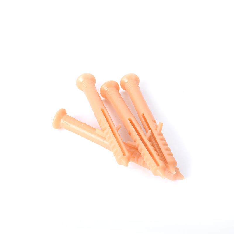 尼龙塞塑料WJM丝膨管小黄鱼彩胀色膨胀螺胶塞胶粒胀涨塞多用