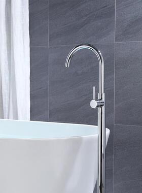 思罗铜制品合冷热水浴缸雅混头龙MVO立柱盆龙头