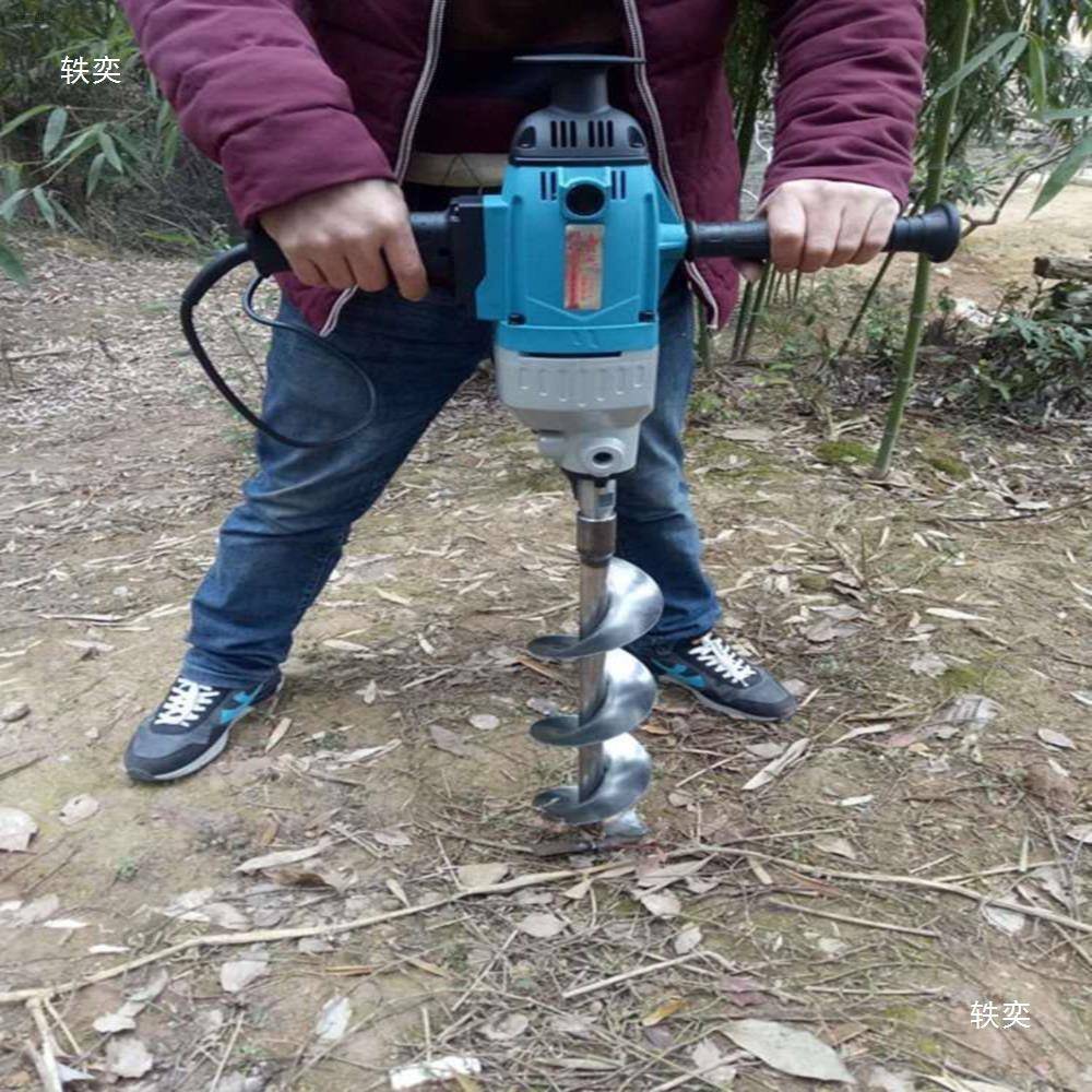 电锤冲SQT机钻水钻打孔电动工具大棚打钻桩击植树植苗工程打孔头