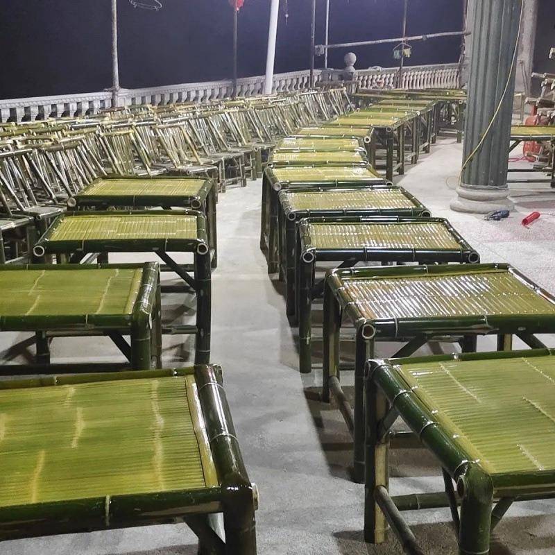 外竹桌椅茶几椅子竹竹编子全桌椅户套家用室外茶桌家具725复古竹