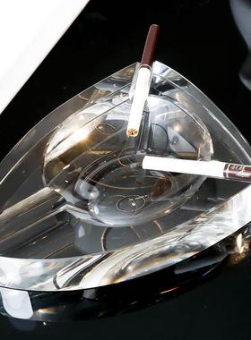 K9水晶玻璃烟灰缸创厅意现代潮T流轻奢客室办公家用KV810771烟缸