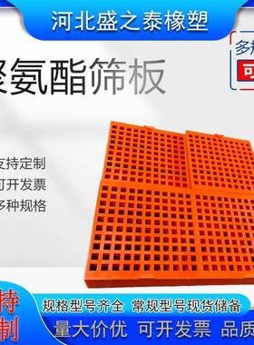 筛聚氨酯板振分级筛网方动筛聚氨酯孔筛板矿石震00214动筛网