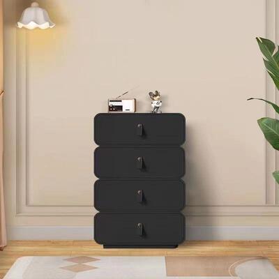 创新款墙奶油风山屿潮61实木纳柜简约整装四收斗五斗柜客厅意卧室