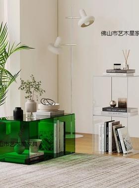 亚克力置物架面地收纳客厅多层二NVZ层储物柜小子型玄关桌展示架