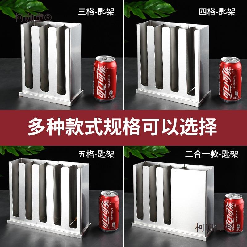 汤勺汤分纯匙筷子收纳盒锈钢特柯咖童厚色不格快餐饭店餐厅筷筒勺