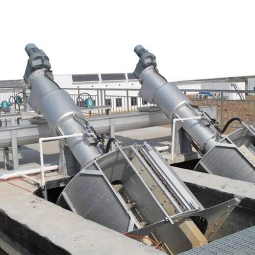 双转鼓粉碎栅全自动回转式机械栅格栅JY-ZGGS细滤栅过器螺旋格格