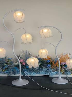 1.5米路暖光ZCM铃兰花兰引、4头铃花路引、婚9礼路引