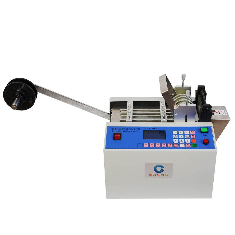 自全动切管钢丝聚氨酯管尼龙气动软管机电脑缩热管切RVL管管机