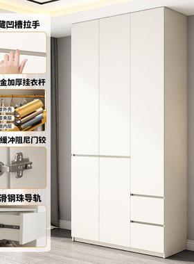 fLE合ENF级实木欧松衣柜15928M板M厚卧室用一家门到顶现代简诚约