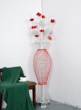 现代约创意铝材落地灯家l厅e简d卧室客居照明异6874形落地灯