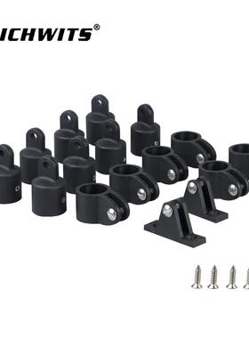 高强度黑色尼龙滑套1滑XVL帽山形座皮6划艇橡皮艇遮阳五金件套装