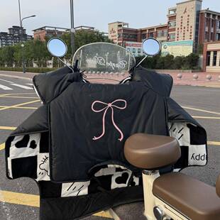 电动车挡风防62462被冬季加厚风加绒防电瓶车挡风罩保暖通寒用均