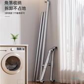 暖气管晾衣架单杆加钢厚管简易衣架家用阳台卧室实晒结被粗CSU加