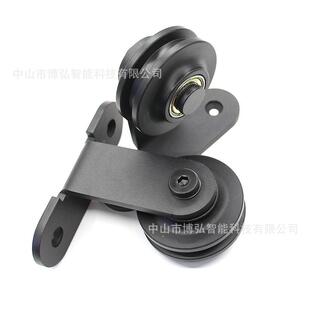 五谷仓门顶装推拉吊轮轨滑移门门趟金配件BH-T640铝合门金门吊轨