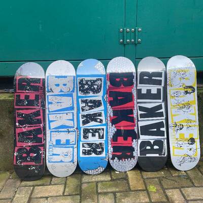 Baker滑板板面甲板双翘四轮滑板配件7层加拿大冷压枫木8.0/8.25