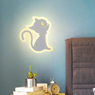 壁灯卧室床头过道创意儿童房女孩男孩房间楼梯客厅小夜灯