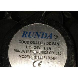 RUNDA轴流风机RD17251B24H24V1.8A17cm