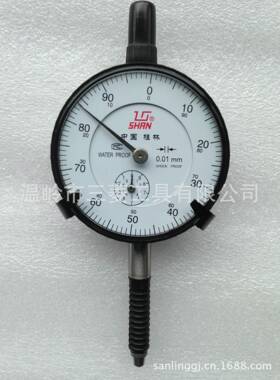 桂量钻SHAN牌防防尘防震水带百分表0-5MM0-，100-5MMMM，品质保证