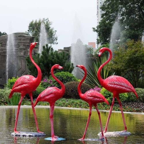 仿件真火烈GWX鸟摆大雕水塑户外花庭院池橱窗楼梯口婚园庆落地装