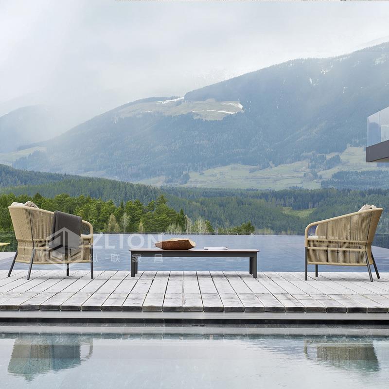 户桌椅庭院欧式铸铝桌椅外花组合露天阳室外5-4-14台园铁艺家具阳