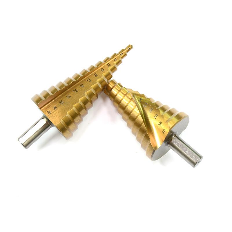 宝钻阶梯钻头头-404mm金属开孔器钻开孔器铁CEU板铝木扩塔孔转头