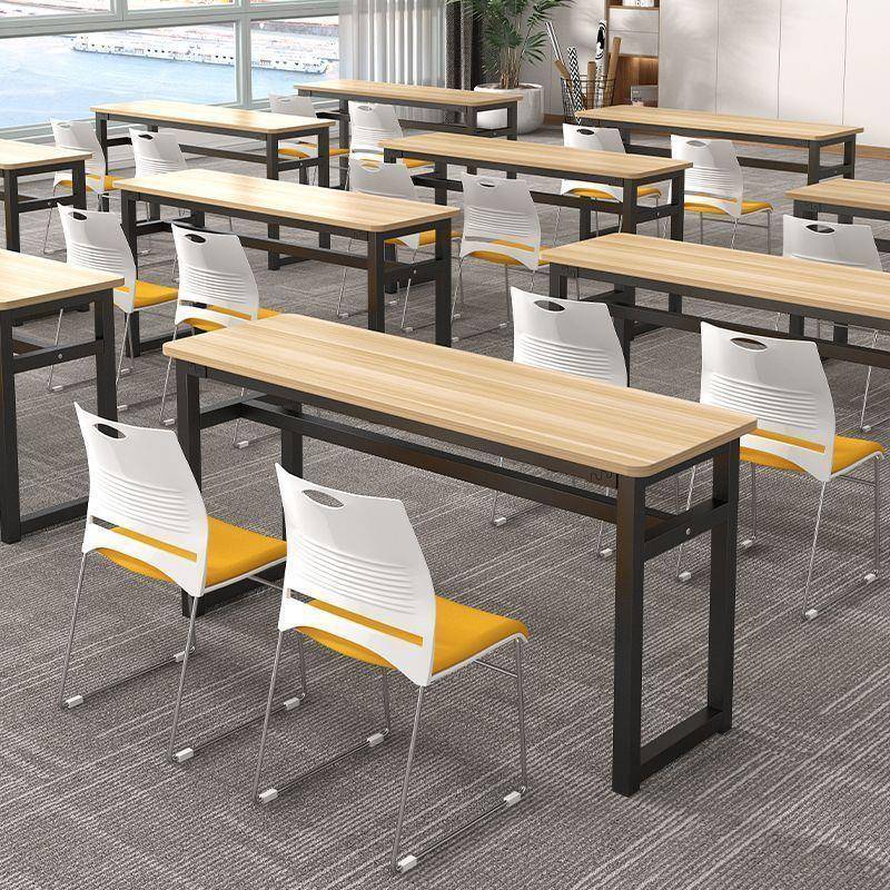 学校教育接构培桌训课桌双人位可无品牌/拼简约现代机椅组合会议