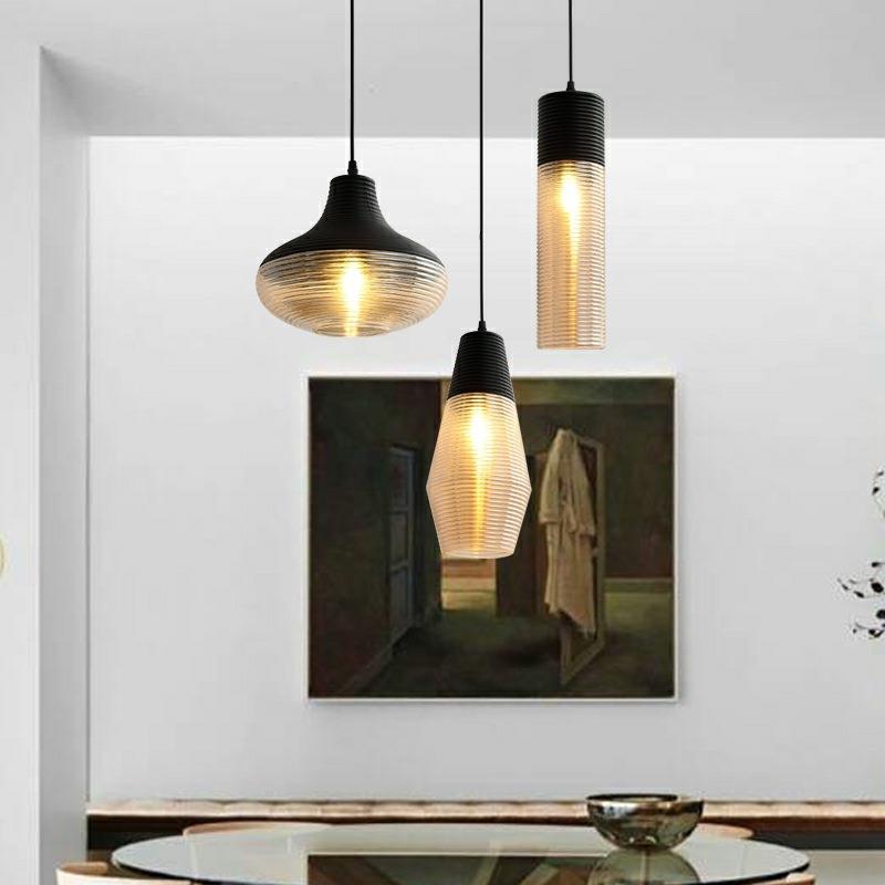 吊灯创餐厅吊灯代玻璃意楼梯咖啡吧台酒吧简约现厅单头工业风北欧