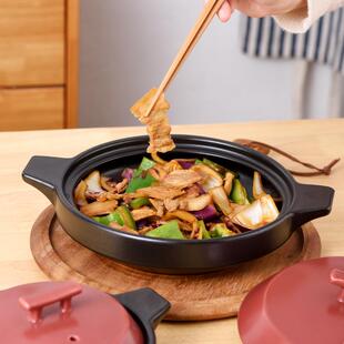 韩式瓷干锅专用锅商浅用煲锅仔饭大容量干烧20230228砂鱼头煲口陶