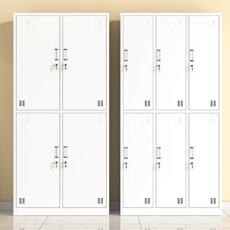 钢制员工985更衣柜铁四门宿舍皮储物柜带锁工厂室鞋柜浴门换衣柜,商业/办公家具,办公储物柜,淘宝优惠券,粉丝福利购,淘宝优惠卷