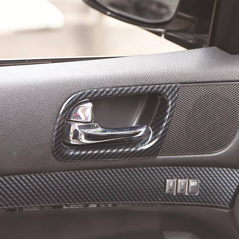 10-13款碳纤内饰改装装G10-13款25汽车改装排挡档导车门桃木碳纤