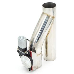 改装汽车尾喉声浪控305烟筒尾鼓气系统Y型遥控型制直排管