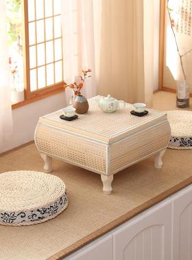 塌米矮炕桌茶几实木子阳塌窗台简约日式榻72068榻米飘窗桌地台小