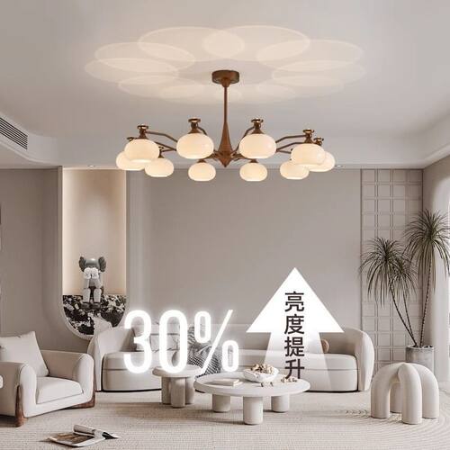 客厅吊灯中古风灯具轻奢新款